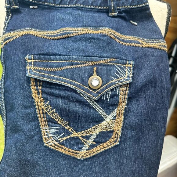 Lane Bryant Slim Flare Women's Blue Jeans - Picture 2 of 5